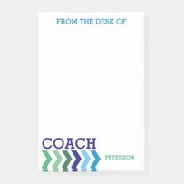 Post-it notes for coach smart chevrons