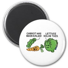 funny pun magnet food themed