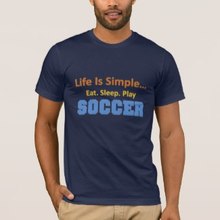 Soccer fan tshirt #lovesoccer